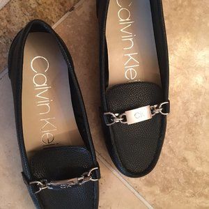 New - Black Calvin Klein loafers